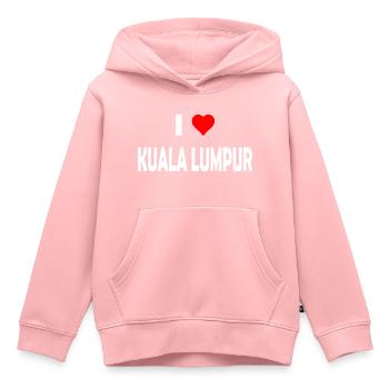 I love Kuala Lumpur - Malaysia - Asia - Kinder Premium Organic Hoodie - Rosa - Vorne - AI Model Kid Female (0cm)