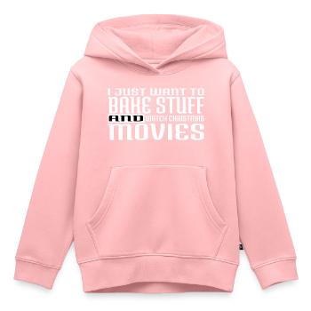 confiserie dino baked baby under the tree muffin - Kinder Premium Organic Hoodie - Rosa - Vorne - AI Model Kid Female (0cm)