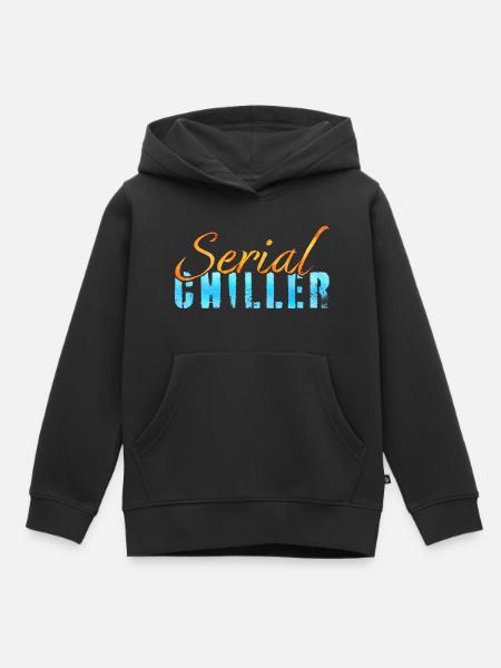 Serieller Kühler - Kinder Premium Organic Hoodie - Schwarz