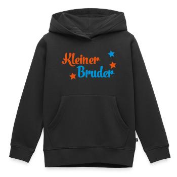 bébé - Sweat Premium à capuche enfant bio - noir - Devant - AI Model Kid Male (0cm)