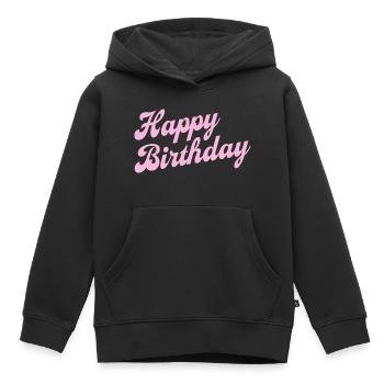 Happy Birthday Geburtstag Gratulieren - Kinder Premium Organic Hoodie - Schwarz - Vorne - AI Model Kid Male (0cm)