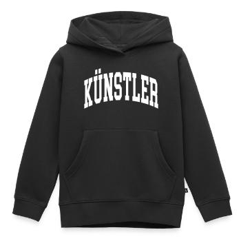 Künstler - Kinder Premium Organic Hoodie - Schwarz - Vorne - AI Model Kid Male (0cm)