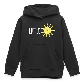 Kleiner Sonnenschein unser Liebling lachende Sonne - Kinder Premium Organic Hoodie - Schwarz - Vorne - AI Model Kid Male (0cm)