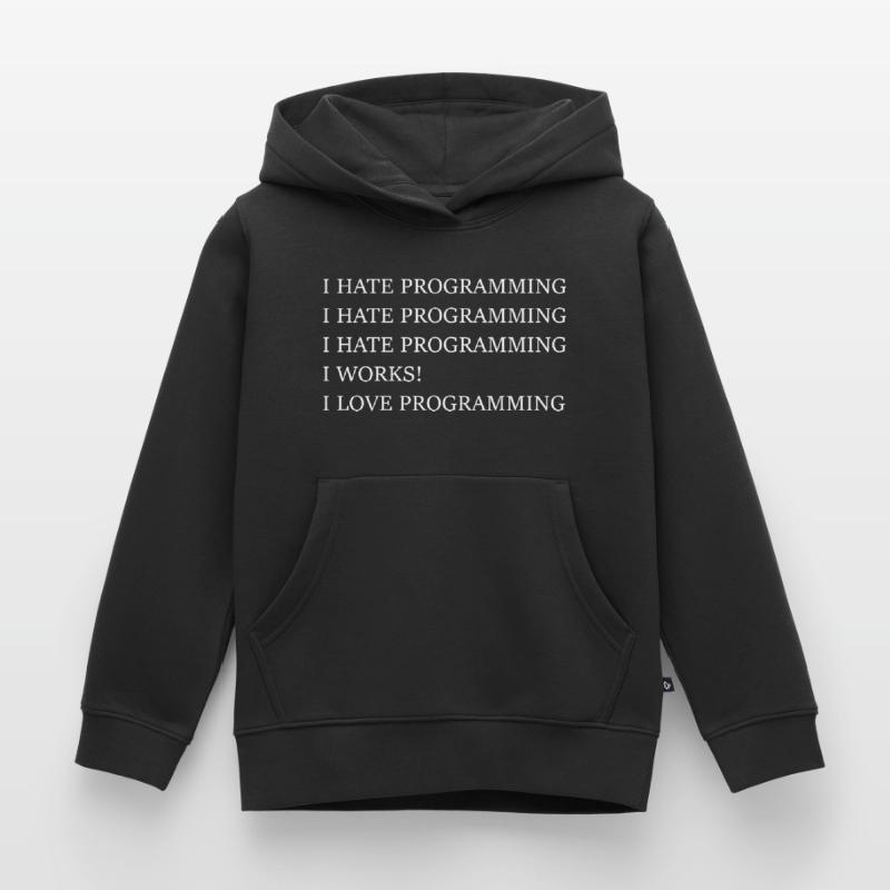 programmation programmation Sweat Premium à capuche enfant bio
