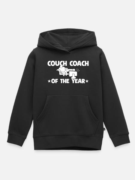 Coach Character Builder Attitude - Kinder Premium Organic Hoodie - Schwarz