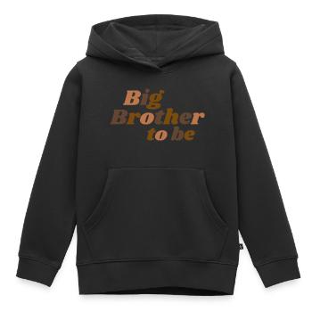 big Brother to be - Kinder Premium Organic Hoodie - Schwarz - Vorne - AI Model Kid Male (0cm)