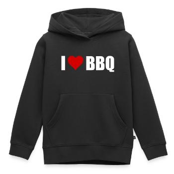 BBQ - Kinder Premium Organic Hoodie - Schwarz - Vorne - AI Model Kid Male (0cm)