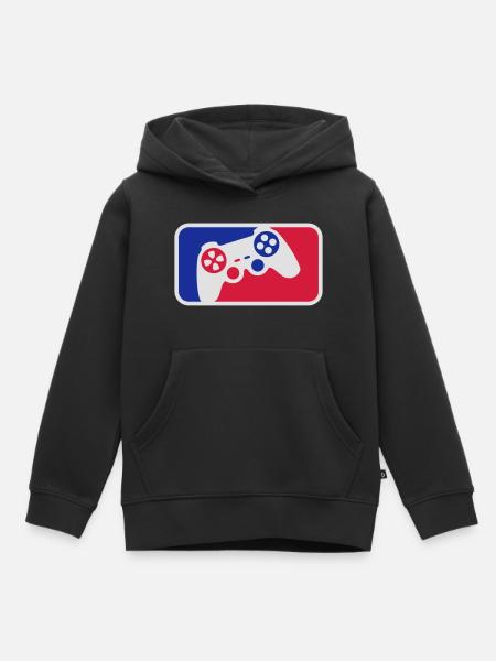 Controller Sport - Kinder Premium Organic Hoodie - Schwarz