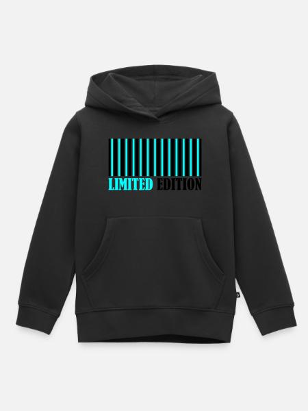 Barcode Limited Edition - Kinder Premium Organic Hoodie - Schwarz