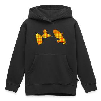 Guadeloupe Martinique - Kinder Premium Organic Hoodie - Schwarz - Vorne - AI Model Kid Male (0cm)