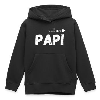 Nenn mich Opa - Kinder Premium Organic Hoodie - Schwarz - Vorne - AI Model Kid Male (0cm)