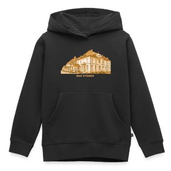 Bad Steben Staatsbad Kur Oberfranken Bayern - Kinder Premium Organic Hoodie - Schwarz - Vorne - AI Model Kid Male (0cm)