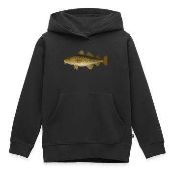 Dorsch - Kinder Premium Organic Hoodie - Schwarz - Vorne - AI Model Kid Male (0cm)