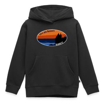 Côte des Basken Biarritz - Kinder Premium Organic Hoodie - Schwarz - Vorne - AI Model Kid Male (0cm)