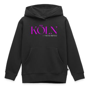 Köln meine Heimat - Kinder Premium Organic Hoodie - Schwarz - Vorne - AI Model Kid Male (0cm)