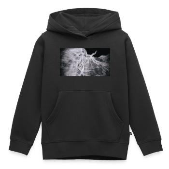 Nocturnal/Lost [Fifth] - Kids Premium Organic Hoodie - black - Front - AI Model Kid Male (0cm)
