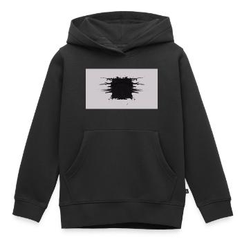 Cube d’éclat - Sweat Premium à capuche enfant bio - noir - Devant - AI Model Kid Male (0cm)
