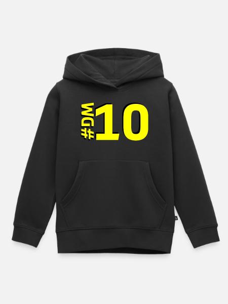 DM10-KARTON - Kinder Premium Organic Hoodie - Schwarz