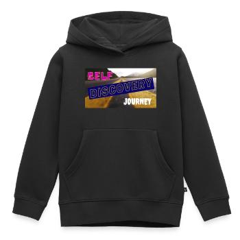 Selbstfindungsreise - Kinder Premium Organic Hoodie - Schwarz - Vorne - AI Model Kid Male (0cm)
