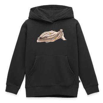 Mariage - Sweat Premium à capuche enfant bio - noir - Devant - AI Model Kid Male (0cm)