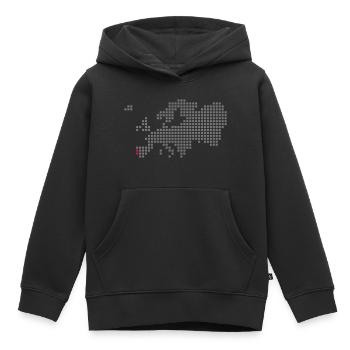 Portugal - Kinder Premium Organic Hoodie - Schwarz - Vorne - AI Model Kid Male (0cm)