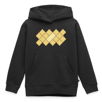 Développer - Sweat Premium à capuche enfant bio - noir - Devant - AI Model Kid Male (0cm)