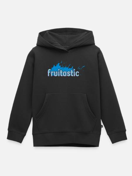 fruitastic claim fresh splash blue - Kinder Premium Organic Hoodie - Schwarz