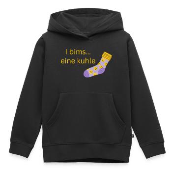 coole Socke - Kinder Premium Organic Hoodie - Schwarz - Vorne - AI Model Kid Male (0cm)