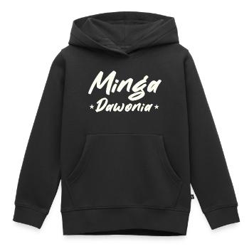 Minga Spruch wohne in münchen - Kinder Premium Organic Hoodie - Schwarz - Vorne - AI Model Kid Male (0cm)