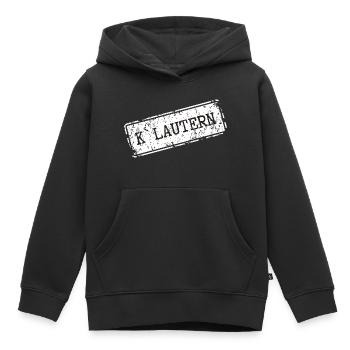 Kaiserslautern - Kinder Premium Organic Hoodie - Schwarz - Vorne - AI Model Kid Male (0cm)