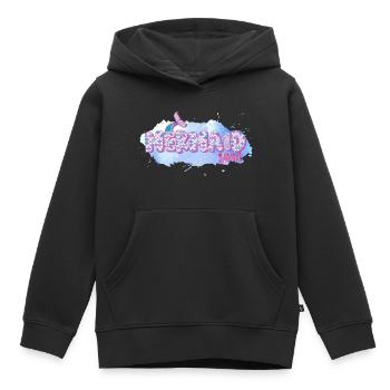 Ocean Sublimation - Kids Premium Organic Hoodie - black - Front - AI Model Kid Male (0cm)