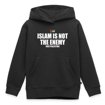 Free palestine Islam is not the enemy - Kids Premium Organic Hoodie - black - Front - AI Model Kid Male (0cm)