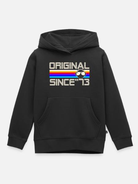 Seit 73 - Kinder Premium Organic Hoodie - Schwarz