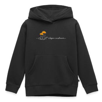 Magische Pilze - Kinder Premium Organic Hoodie - Schwarz - Vorne - AI Model Kid Male (0cm)