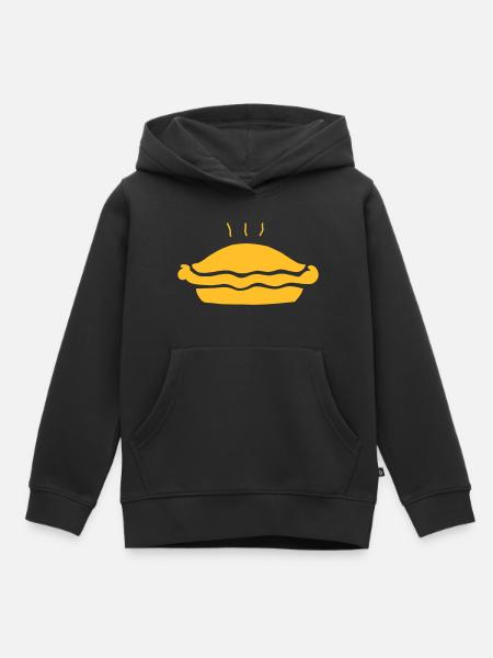 pie - Kinder Premium Organic Hoodie - Schwarz