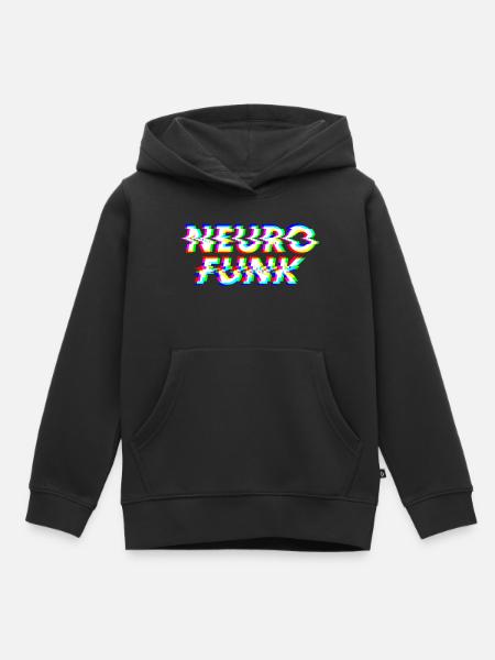 Neurofunk 4 - Kinder Premium Organic Hoodie - Schwarz