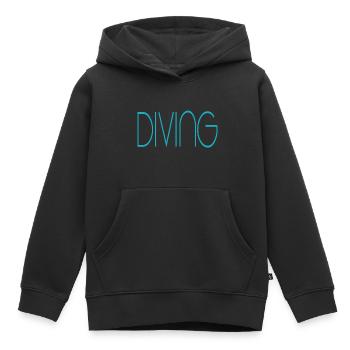 Diving - Kinder Premium Organic Hoodie - Schwarz - Vorne - AI Model Kid Male (0cm)