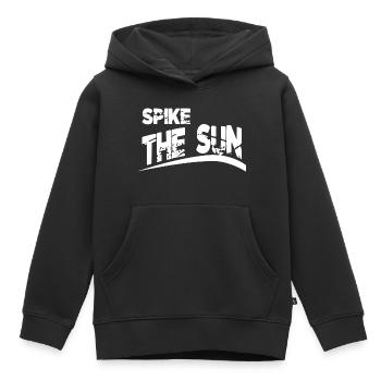 Ambiances ensoleillées Scènes ensoleillées - Sweat Premium à capuche enfant bio - noir - Devant - AI Model Kid Male (0cm)