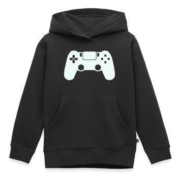 gamepad gamer - Kinder Premium Organic Hoodie - Schwarz - Vorne - AI Model Kid Male (0cm)