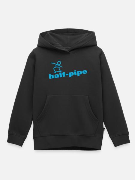HALF-PIPE - Kinder Premium Organic Hoodie - Schwarz