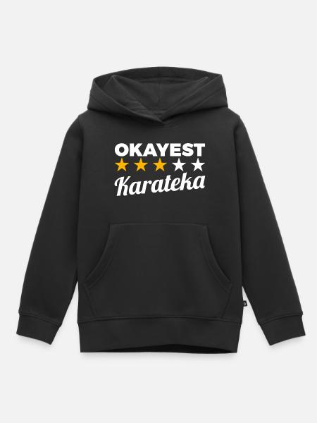 Durchschnittlicher Karateka - Kinder Premium Organic Hoodie - Schwarz