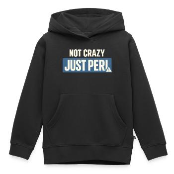 Perimenopause Humor Perimenopause - Kids Premium Organic Hoodie - black - Front - AI Model Kid Male (0cm)
