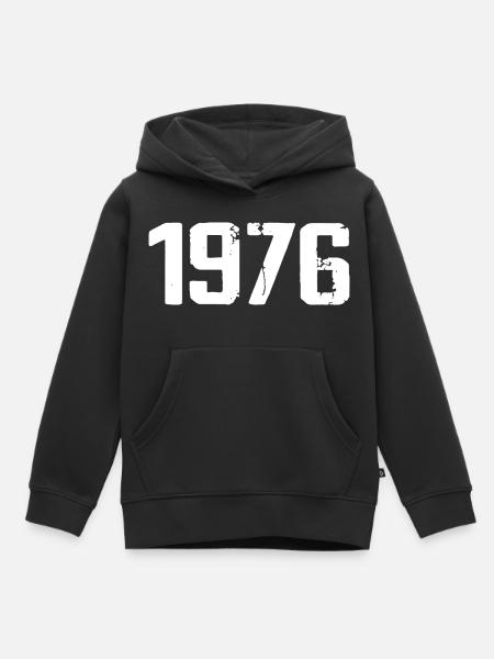 1976 – Großartig seit 1976 - Kinder Premium Organic Hoodie - Schwarz