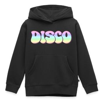 Disco - Kinder Premium Organic Hoodie - Schwarz - Vorne - AI Model Kid Male (0cm)