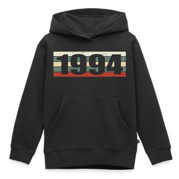 1994 Jahrgang 1994 Geschenk 1994 Geburtstag 1994 - Kinder Premium Organic Hoodie - Schwarz - Vorne - AI Model Kid Male (0cm)