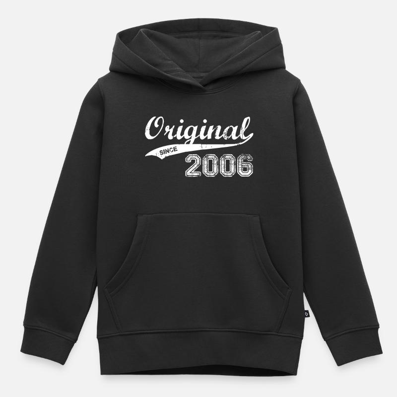 2006 - Kinder Premium Organic Hoodie - Schwarz