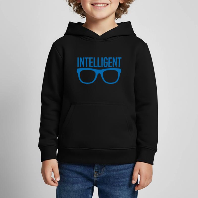 Intelligenter Junge oder Mädchen Kinder Premium Organic Hoodie