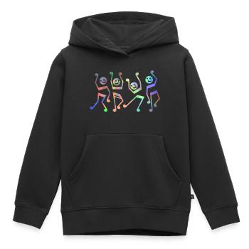 Dance - Kids Premium Organic Hoodie - black - Front - AI Model Kid Male (0cm)