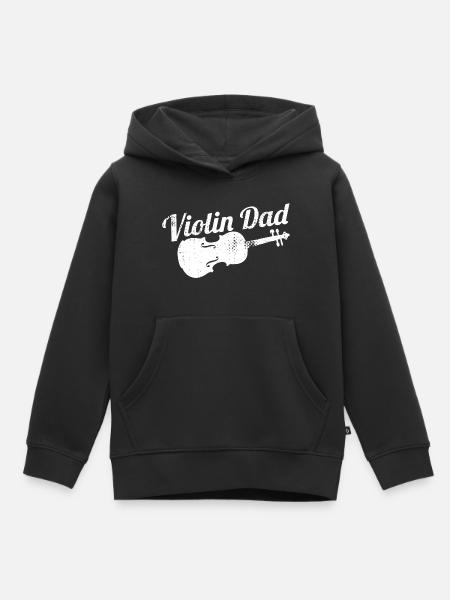 Geiger Vater - Kinder Premium Organic Hoodie - Schwarz
