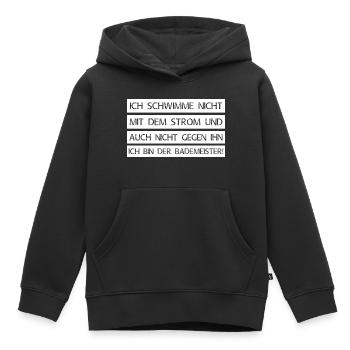 Bademeister - Kinder Premium Organic Hoodie - Schwarz - Vorne - AI Model Kid Male (0cm)